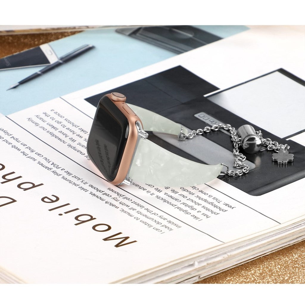 Helt vildt sejt Apple Watch Series 5 40mm  Rem - Hvid#serie_4