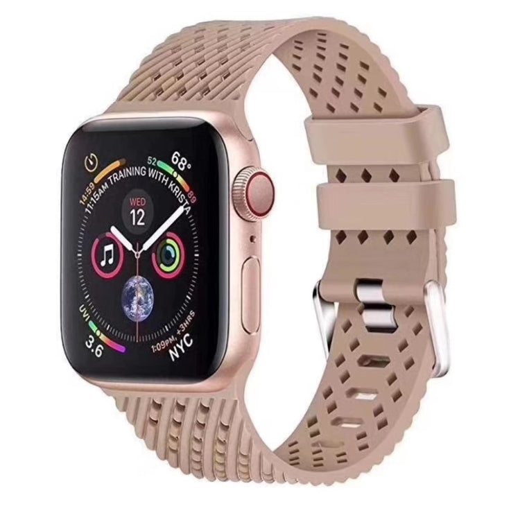 Vildt skøn Apple Watch Series 5 40mm Silikone Rem - Brun#serie_5