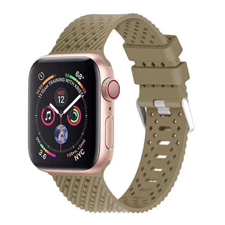 Vildt skøn Apple Watch Series 5 40mm Silikone Rem - Grøn#serie_8