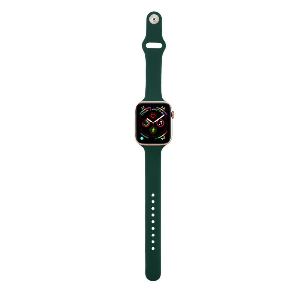 Super flot Apple Watch Series 5 40mm Silikone Rem - Grøn#serie_11