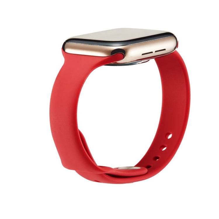 Super flot Apple Watch Series 5 40mm Silikone Rem - Rød#serie_5