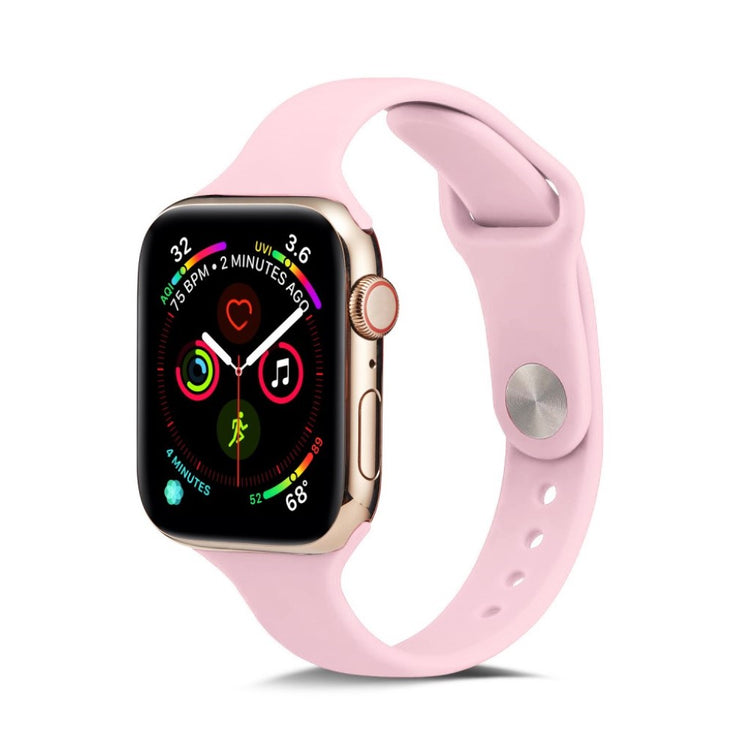 Super flot Apple Watch Series 5 40mm Silikone Rem - Pink#serie_7