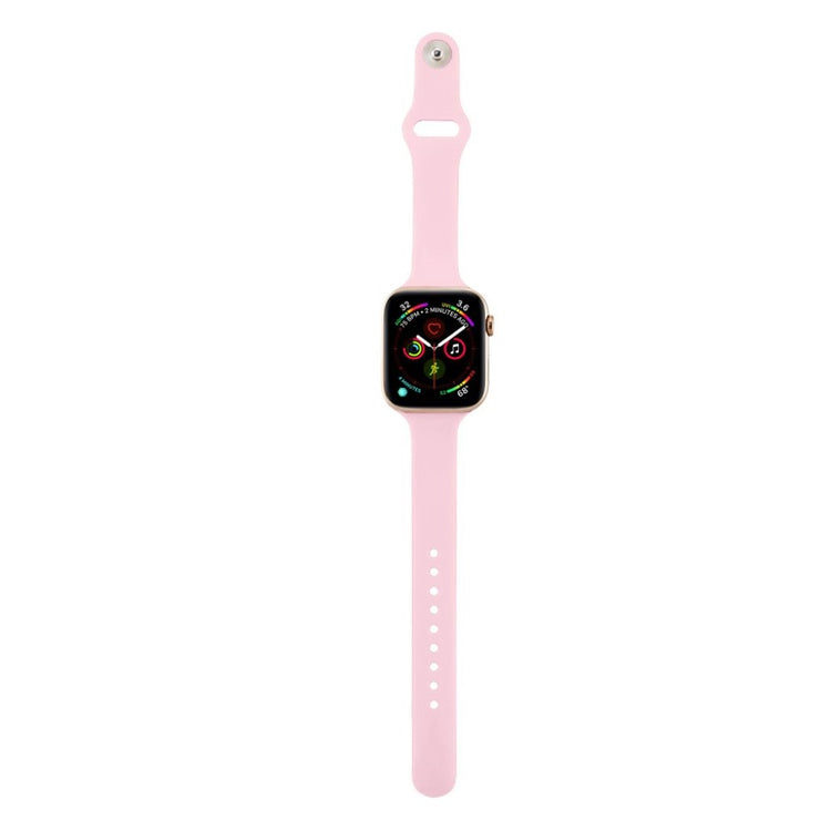 Super flot Apple Watch Series 5 40mm Silikone Rem - Pink#serie_7