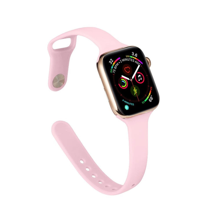 Super flot Apple Watch Series 5 40mm Silikone Rem - Pink#serie_7