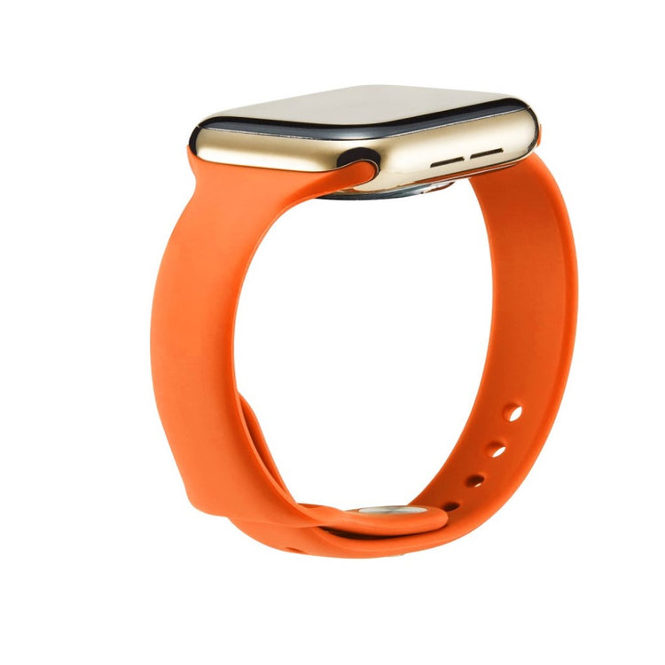 Super flot Apple Watch Series 5 40mm Silikone Rem - Orange#serie_9