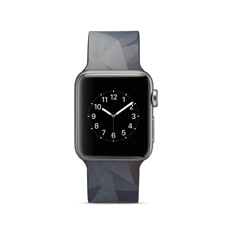 Helt vildt godt Apple Watch Series 5 40mm Silikone Rem - Sort#serie_1