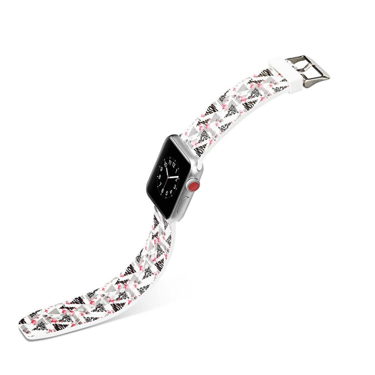 Helt vildt godt Apple Watch Series 5 40mm Silikone Rem - Flerfarvet#serie_12