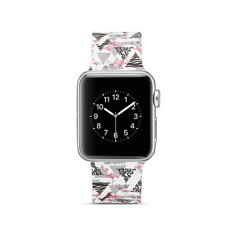 Helt vildt godt Apple Watch Series 5 40mm Silikone Rem - Flerfarvet#serie_12