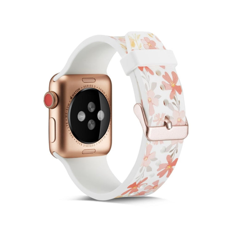 Helt vildt godt Apple Watch Series 5 40mm Silikone Rem - Pink#serie_16