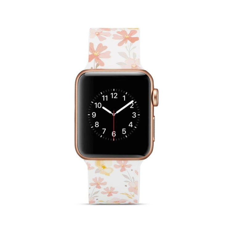 Helt vildt godt Apple Watch Series 5 40mm Silikone Rem - Pink#serie_16