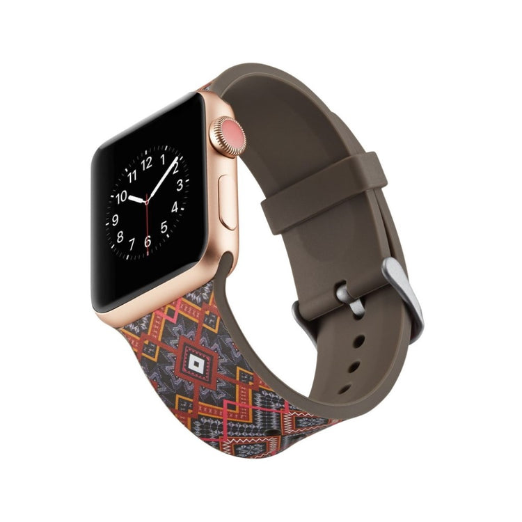 Helt vildt godt Apple Watch Series 5 40mm Silikone Rem - Flerfarvet#serie_4