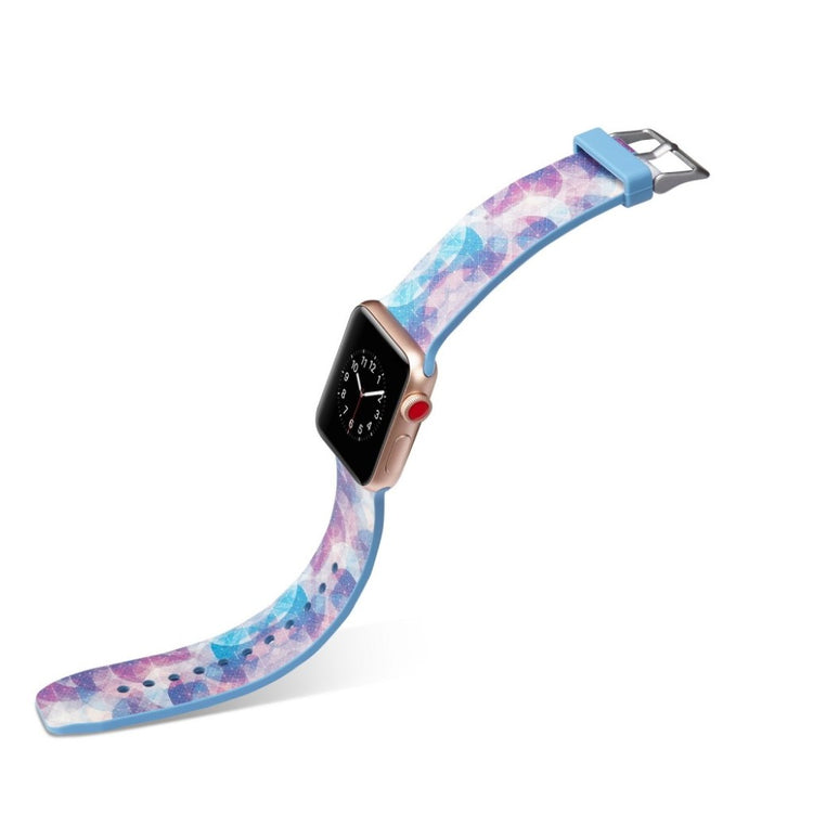 Helt vildt godt Apple Watch Series 5 40mm Silikone Rem - Flerfarvet#serie_5