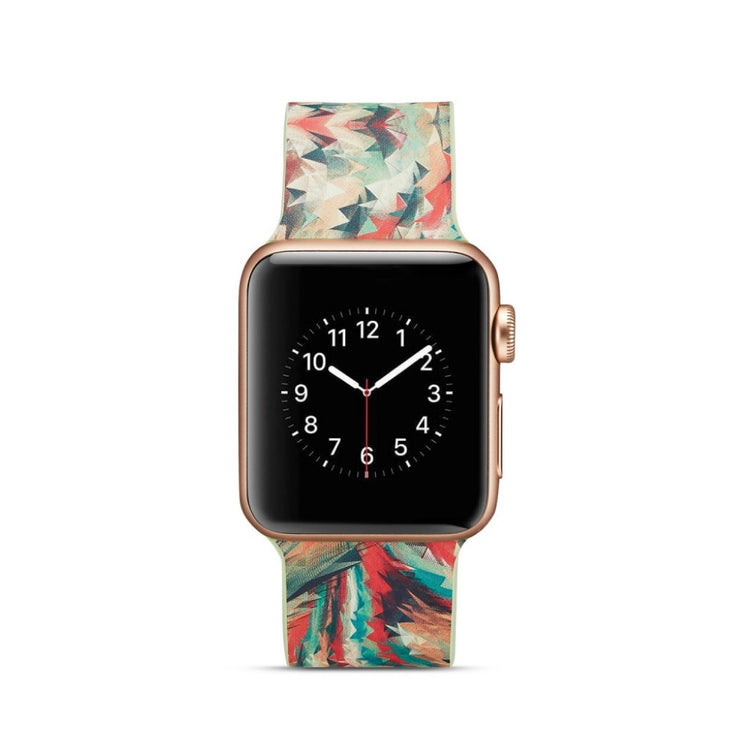 Helt vildt godt Apple Watch Series 5 40mm Silikone Rem - Flerfarvet#serie_6