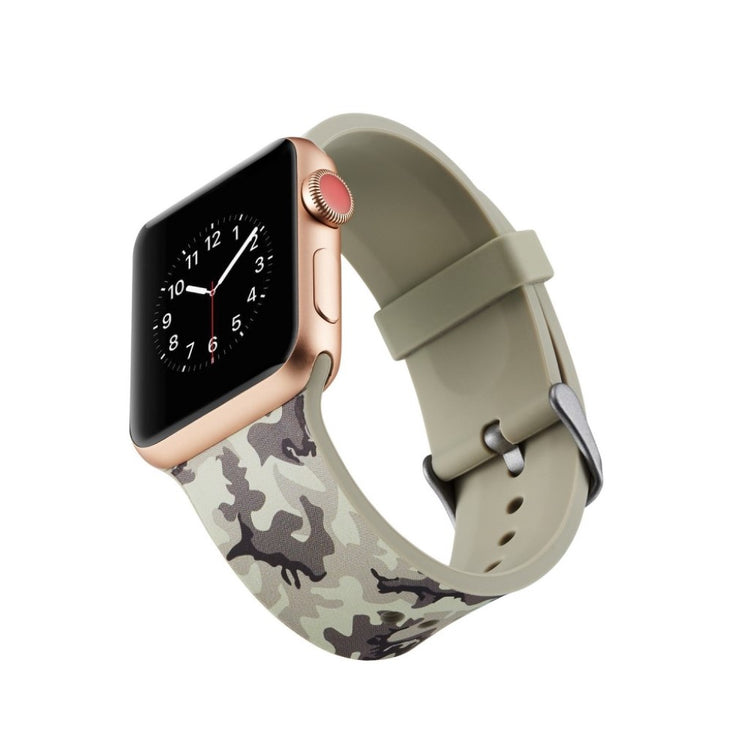 Helt vildt godt Apple Watch Series 5 40mm Silikone Rem - Hvid#serie_7