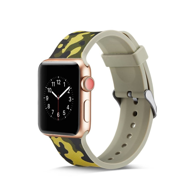 Helt vildt godt Apple Watch Series 5 40mm Silikone Rem - Grøn#serie_8