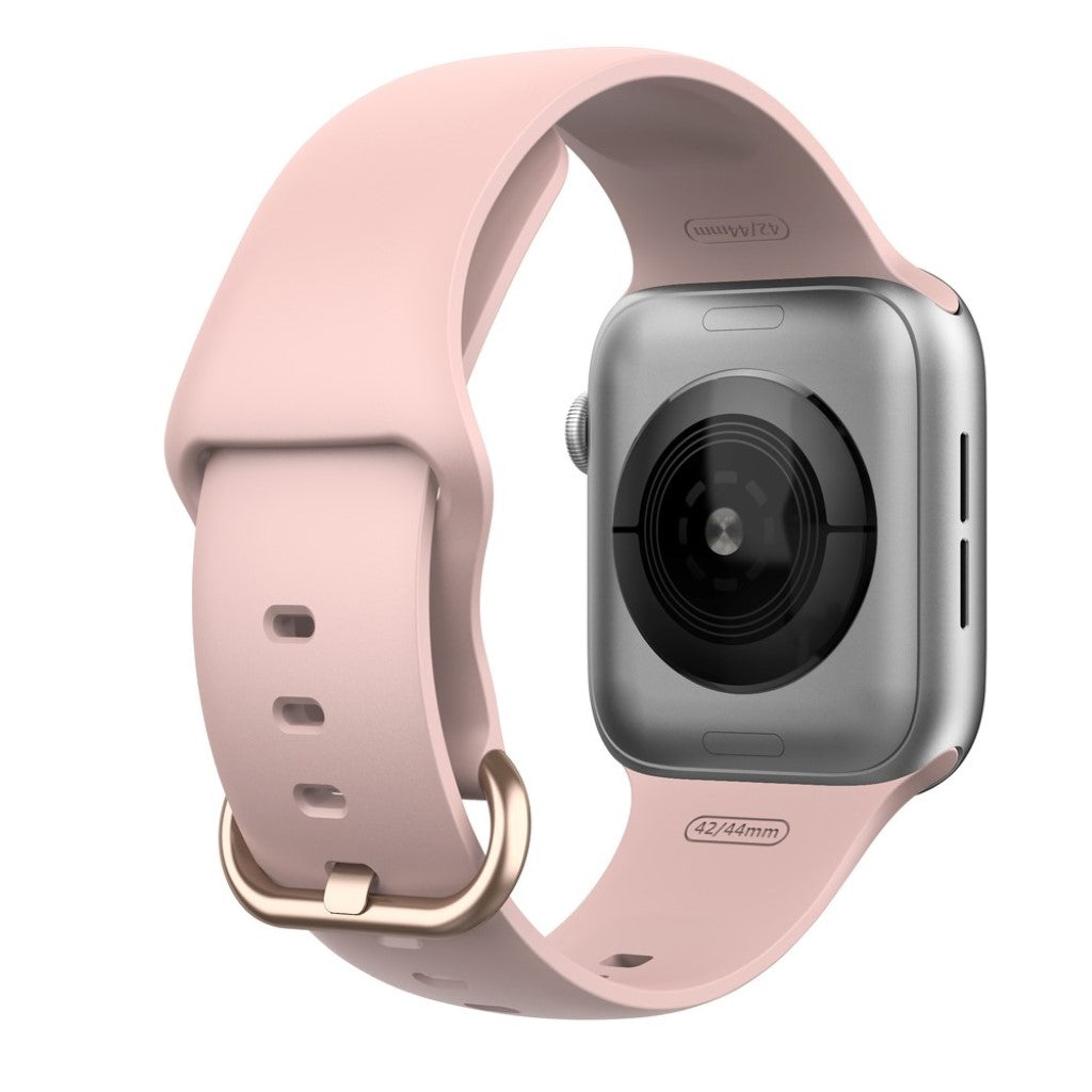 Rigtigt hårdfør Apple Watch Series 5 40mm Silikone Rem - Pink#serie_4