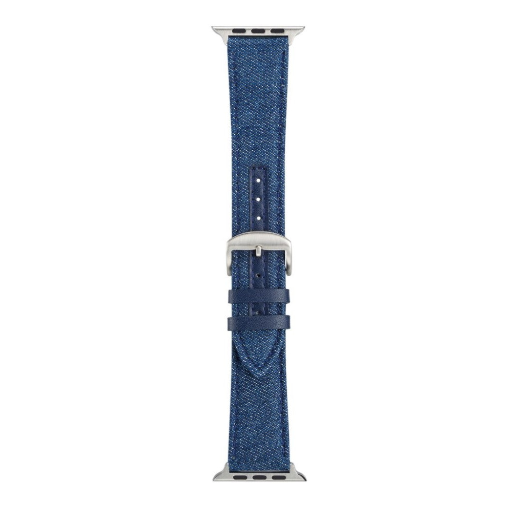 Kønt Apple Watch Series 5 40mm / Apple Watch 40mm Nylon Rem - Blå#serie_2