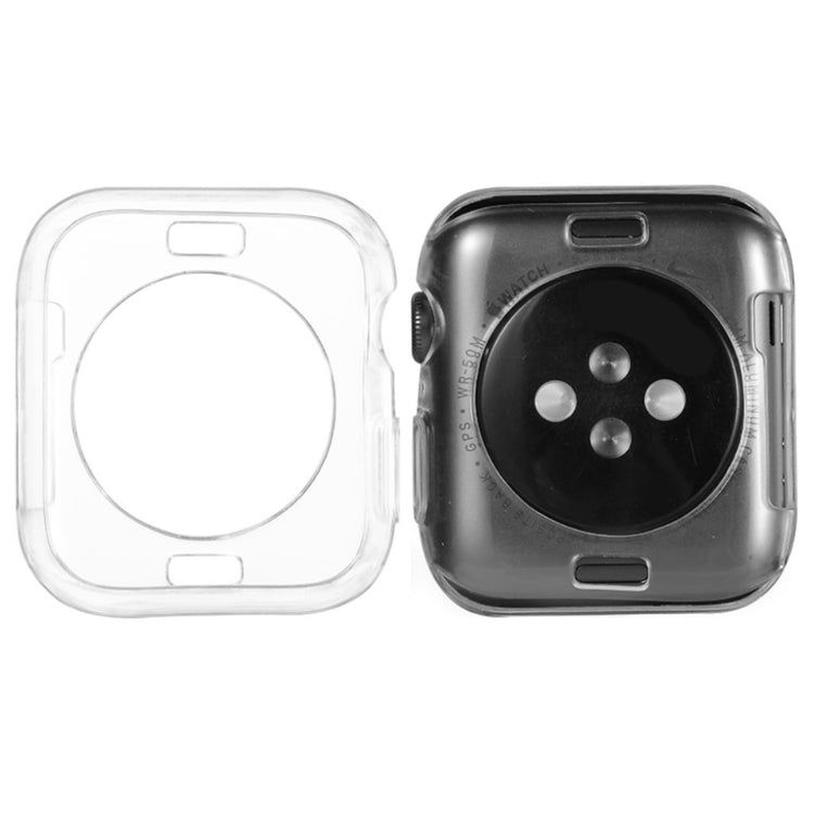 Super Fint Apple Watch Series 5 40mm Silikone Cover - Gennemsigtig#serie_2