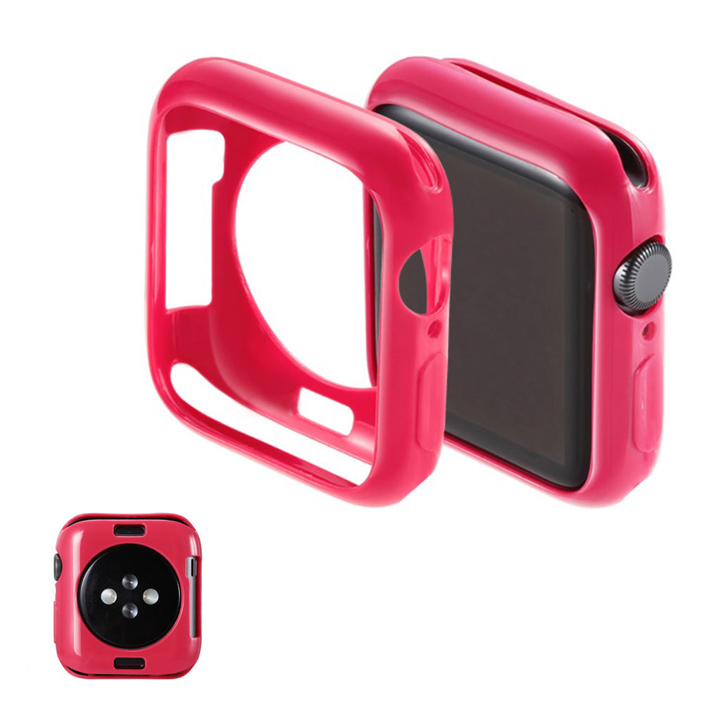 Super Fint Apple Watch Series 5 40mm Silikone Cover - Pink#serie_4