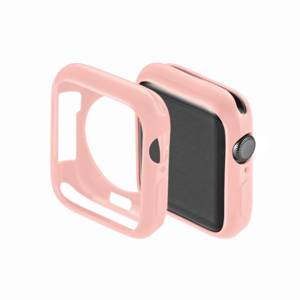 Super Fint Apple Watch Series 5 40mm Silikone Cover - Pink#serie_5