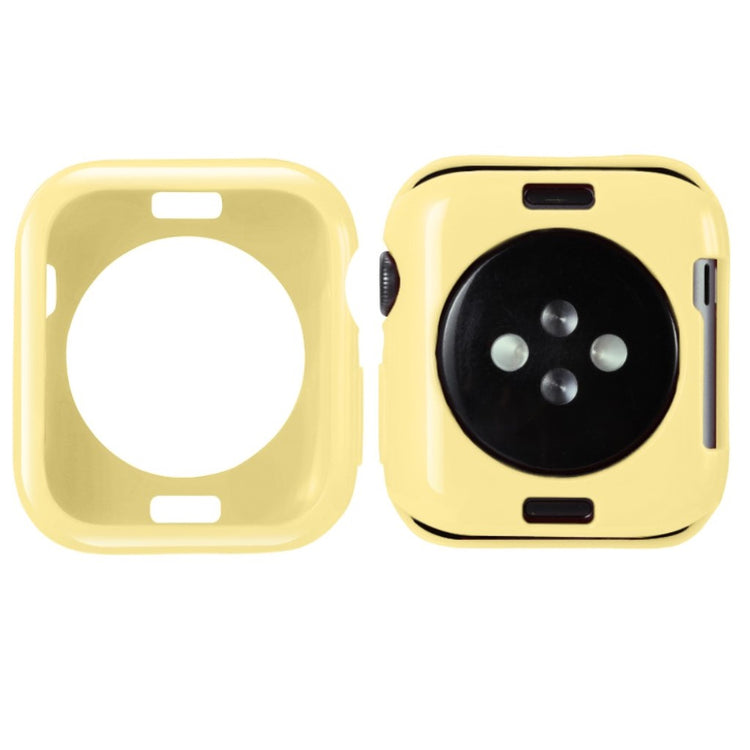 Super Fint Apple Watch Series 5 40mm Silikone Cover - Gul#serie_6