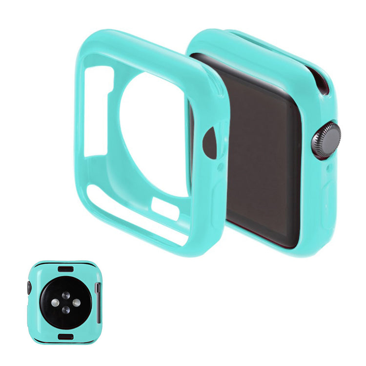 Super Fint Apple Watch Series 5 40mm Silikone Cover - Blå#serie_8