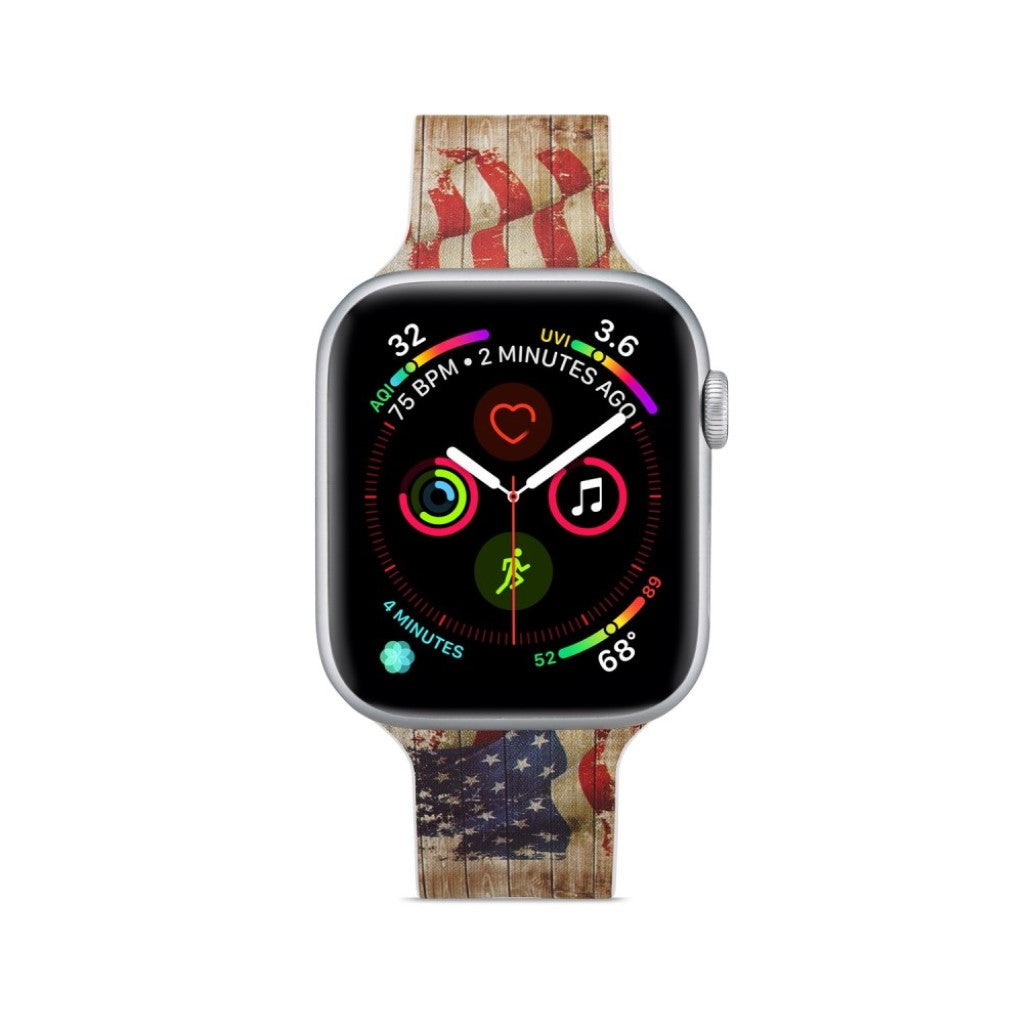 Super fantastisk Apple Watch Series 5 40mm Silikone Rem - Flerfarvet#serie_12