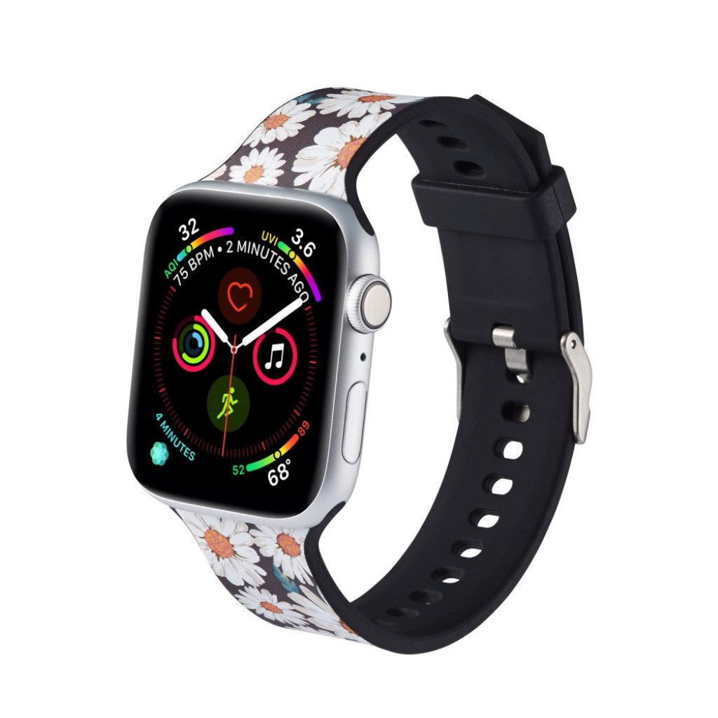 Super fantastisk Apple Watch Series 5 40mm Silikone Rem - Flerfarvet#serie_13