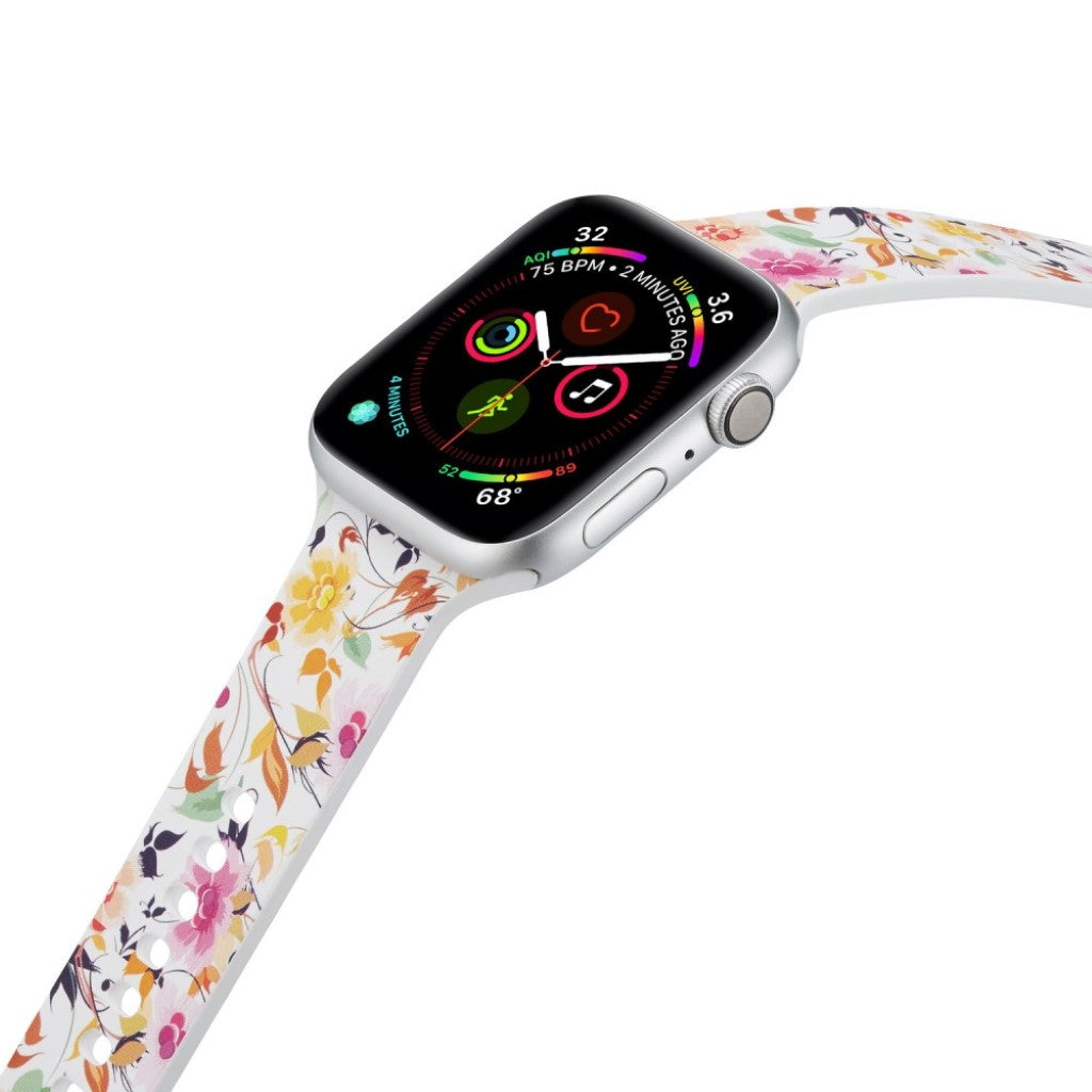 Super fantastisk Apple Watch Series 5 40mm Silikone Rem - Flerfarvet#serie_17