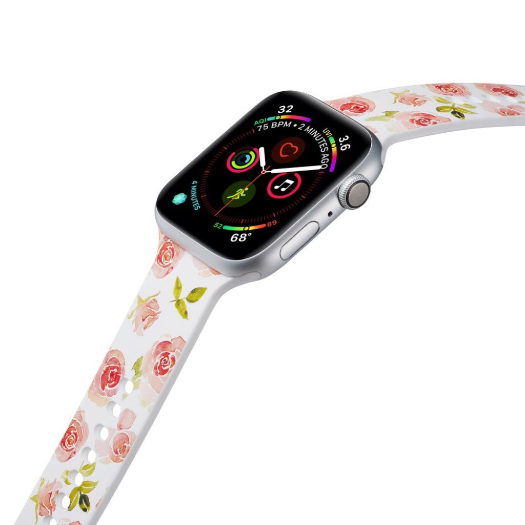 Super fantastisk Apple Watch Series 5 40mm Silikone Rem - Pink#serie_2