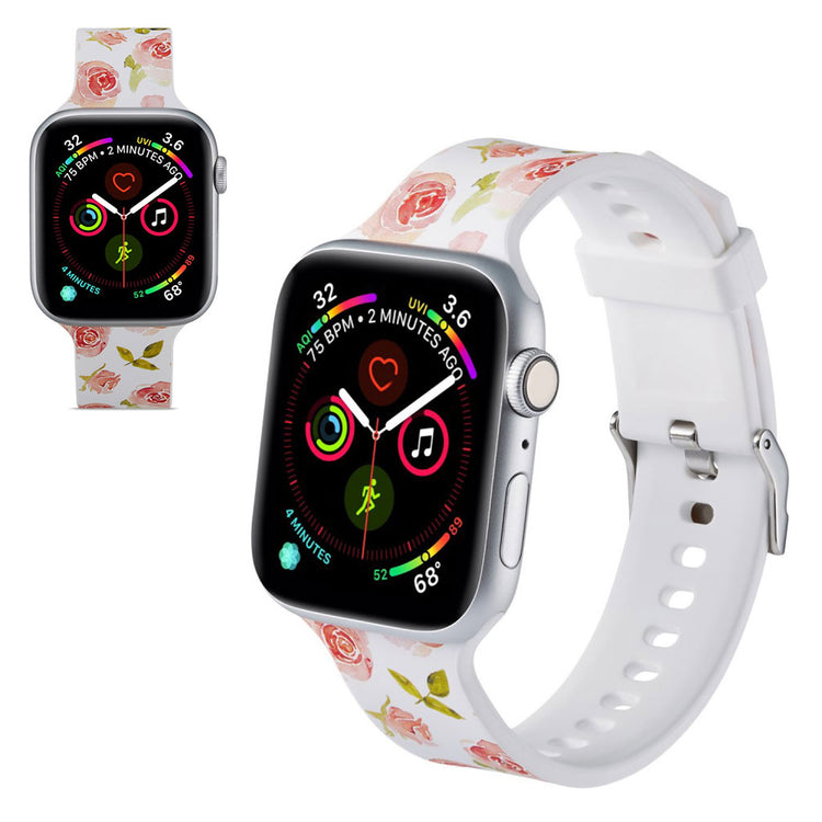 Super fantastisk Apple Watch Series 5 40mm Silikone Rem - Pink#serie_2