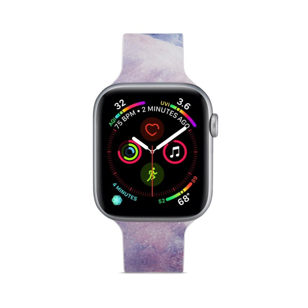 Super fantastisk Apple Watch Series 5 40mm Silikone Rem - Lilla#serie_4