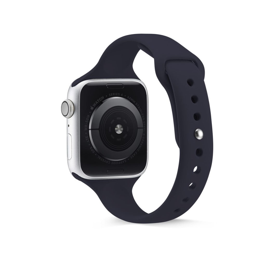 Super hårdfør Apple Watch Series 5 40mm Silikone Rem - Blå#serie_11