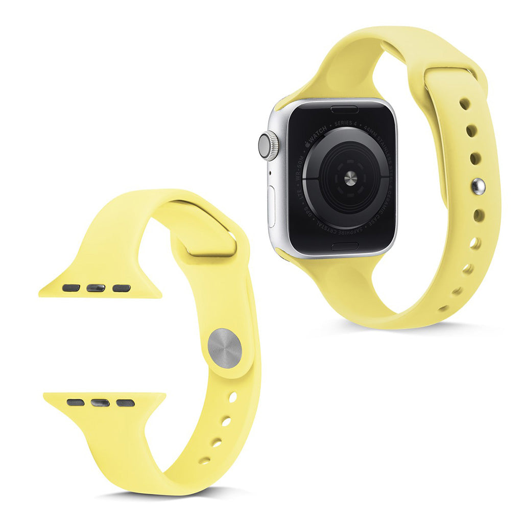 Super hårdfør Apple Watch Series 5 40mm Silikone Rem - Sort#serie_8