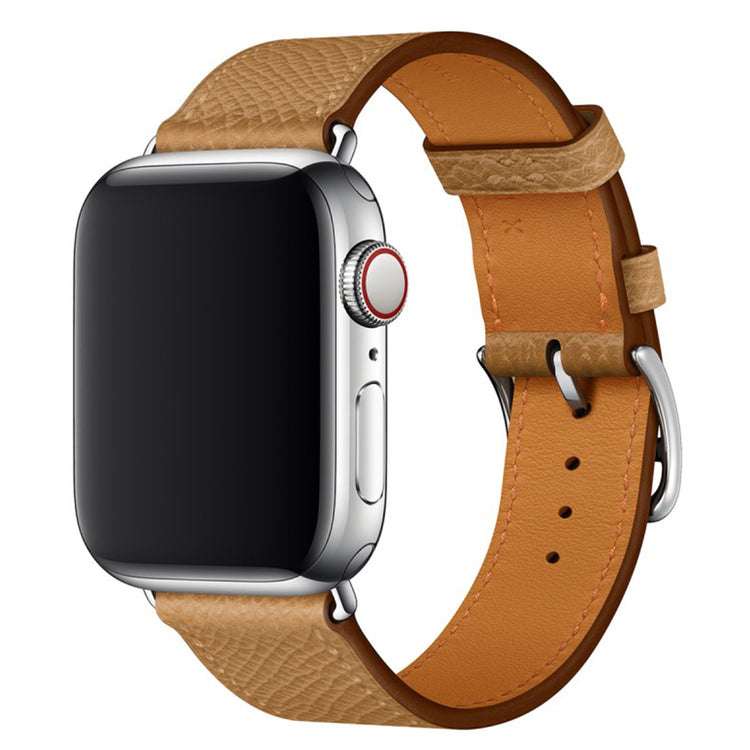 Meget fantastisk Apple Watch Series 5 44mm Ægte læder Rem - Brun#serie_6