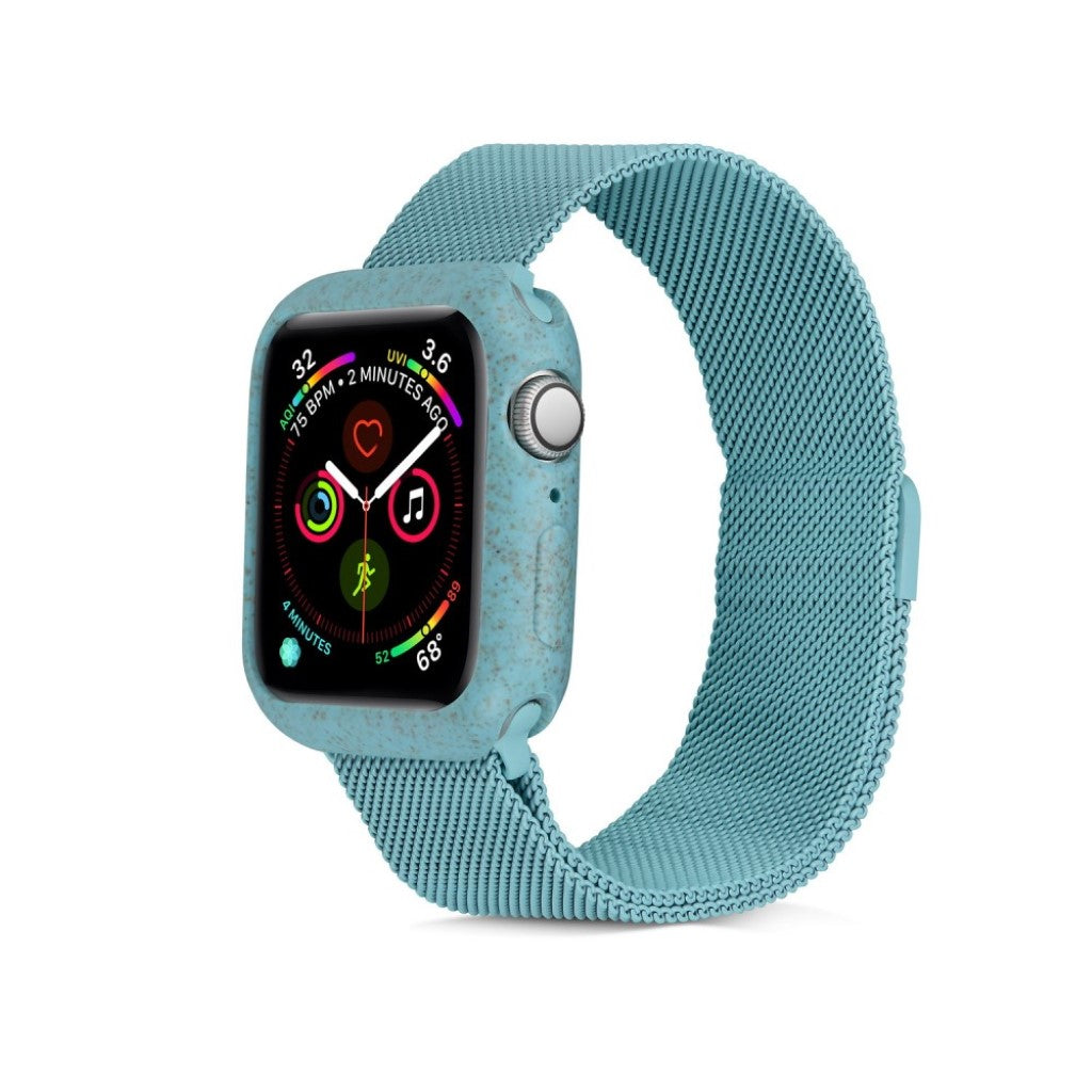 Meget Fint Apple Watch Series 5 44mm / Apple Watch 44mm Silikone Cover - Blå#serie_6