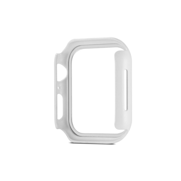 Apple Watch Series 5 44mm / Apple Watch 44mm Mat Plastik Bumper  - Hvid#serie_2