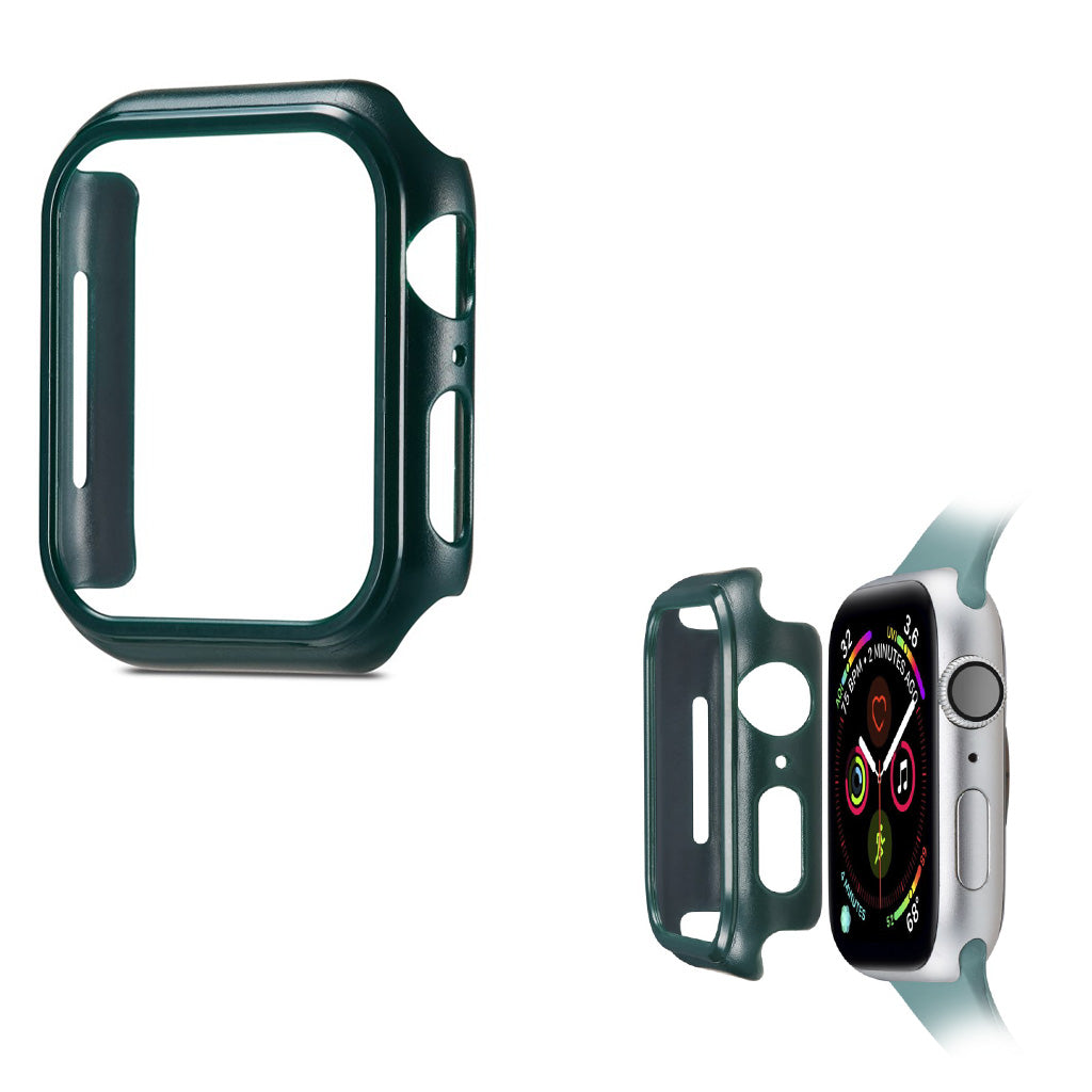 Apple Watch Series 5 44mm / Apple Watch 44mm Mat Plastik Bumper  - Grøn#serie_4