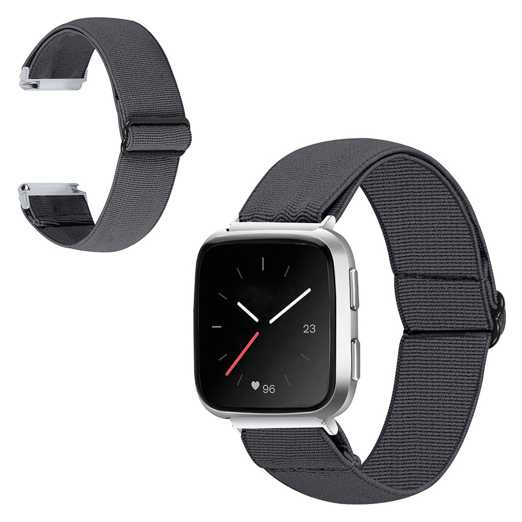 Fed Apple Watch 44mm Nylon Rem - Sølv#serie_10