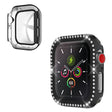 Carino Apple Smartwatch Strass e Silicone / TPU Cover