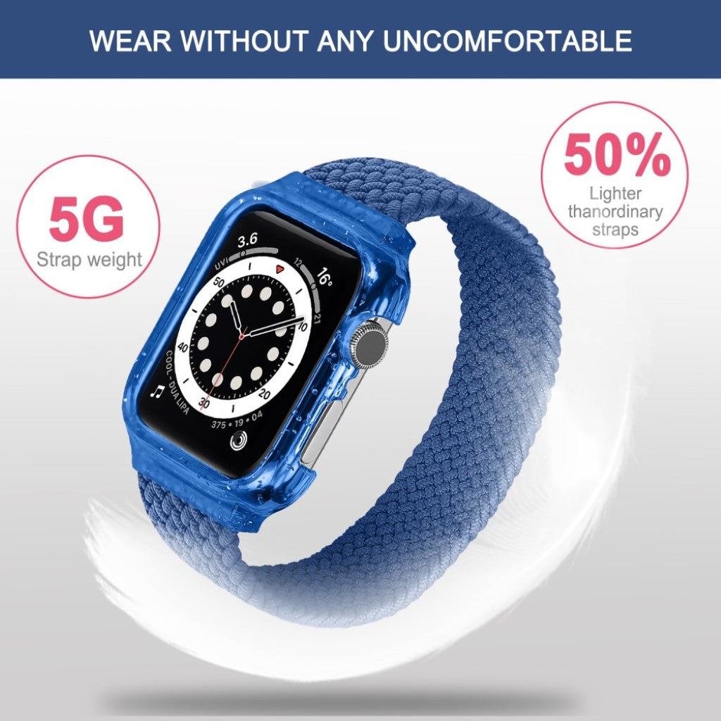 Meget slidstærk Universal Apple Nylon Rem - Størrelse: S - Blå#serie_3