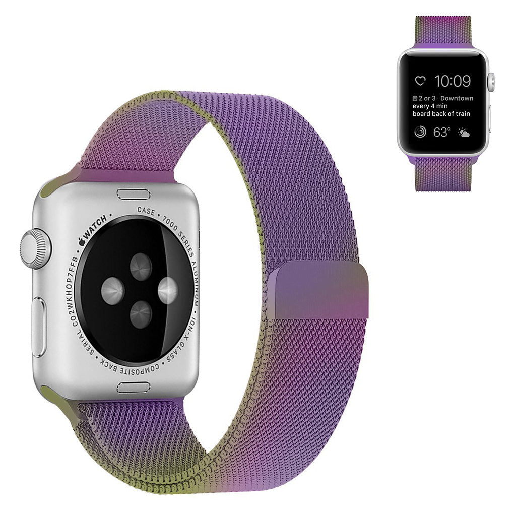  Apple Watch Series 6 40mm / Apple Watch Series 5 40mm Metal Rem - Flerfarvet#serie_10