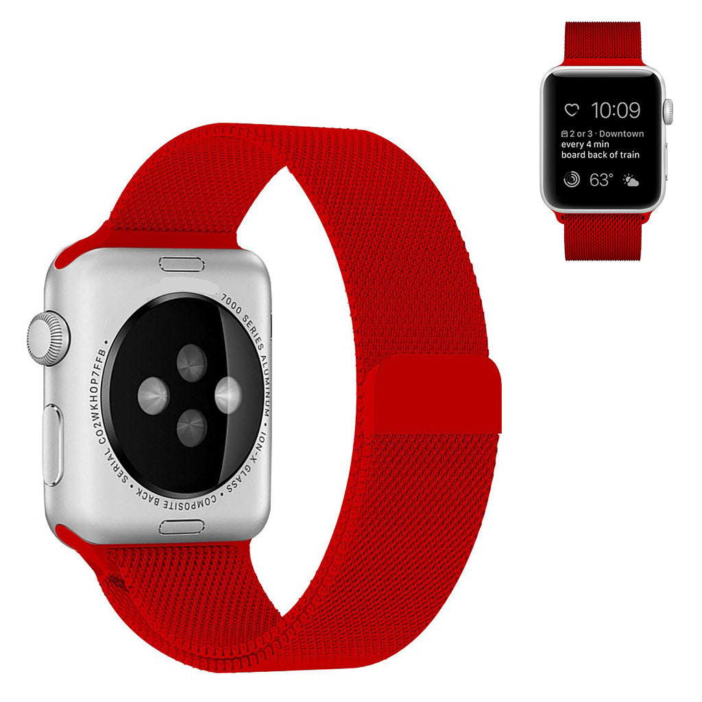  Apple Watch Series 6 40mm / Apple Watch Series 5 40mm Metal Rem - Rød#serie_2