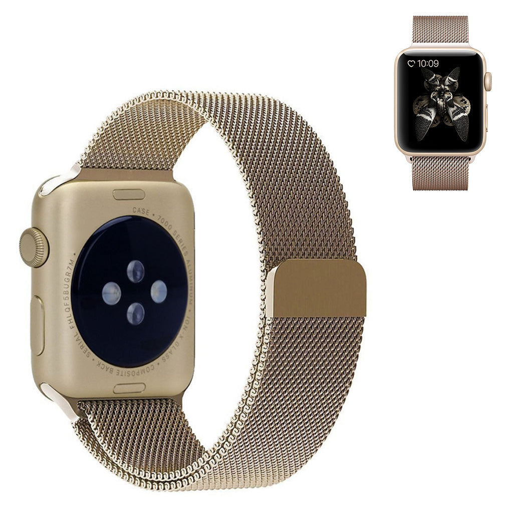  Apple Watch Series 6 40mm / Apple Watch Series 5 40mm Metal Rem - Guld#serie_9