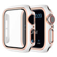 Morbido Apple Watch Series 6 40mm / Apple Watch Series 5 40mm Universali Cover con Protezione schermo in Vetro e Silicone / TPU
