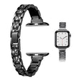 Molto Piacevole Apple Smartwatch Metallo E Strass Universali Cinturino