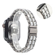 Notevolmente Splendido Apple Smartwatch Metallo E Strass Universali Cinturino