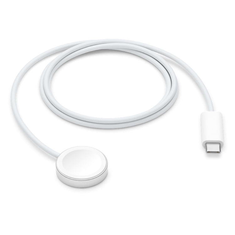 1m Plastik Universal Apple Smartwatch   Ladestation - Hvid#serie_115