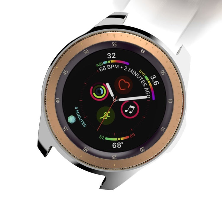 Mega Fed Samsung Galaxy Watch (42mm) Silikone Cover - Sølv#serie_6