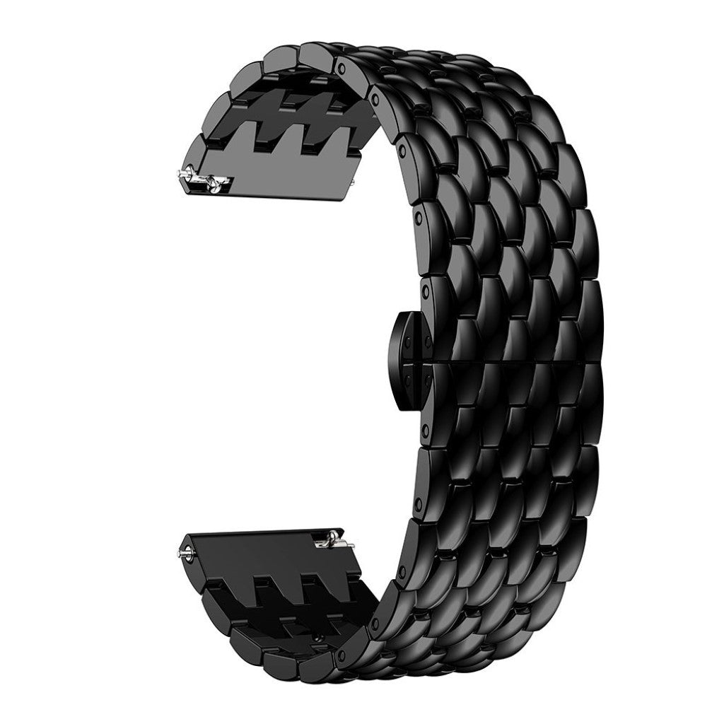 Tidsløst Universal Metal Rem - Sort#serie_1